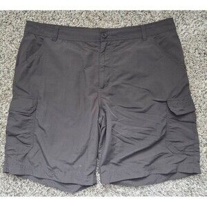 Pre Owned Cabela's Men's Utility Cargo Lightweight Nylon Brown shorts Size 38